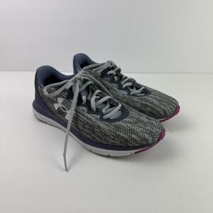Under Armour Womens Charged Impulse 2 3024886-109 Gray Running Shoes Sneaker 7.5